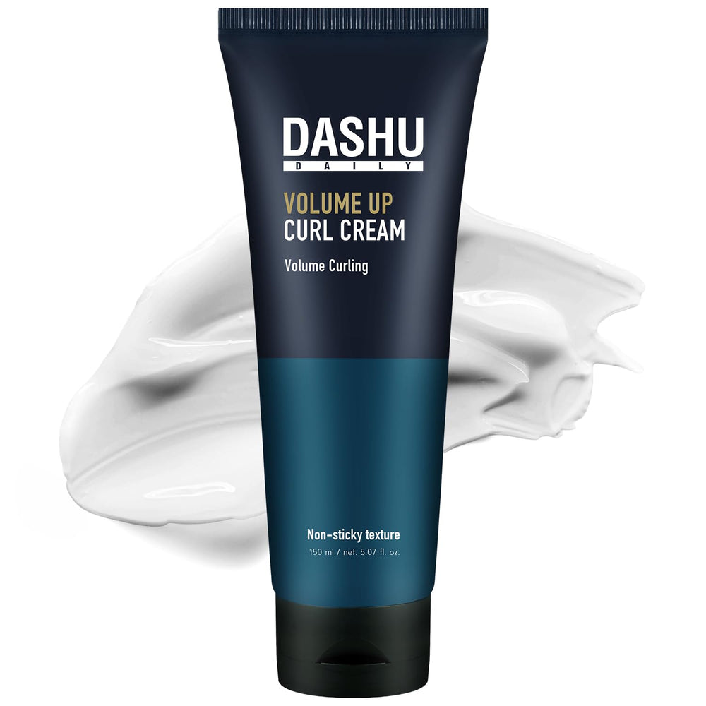 DASHU front packaging showing curl cream and clear branding for easy shelf recognition