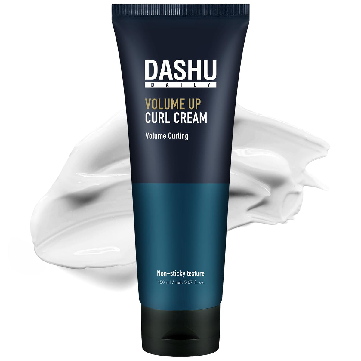 DASHU front packaging showing curl cream and clear branding for easy shelf recognition