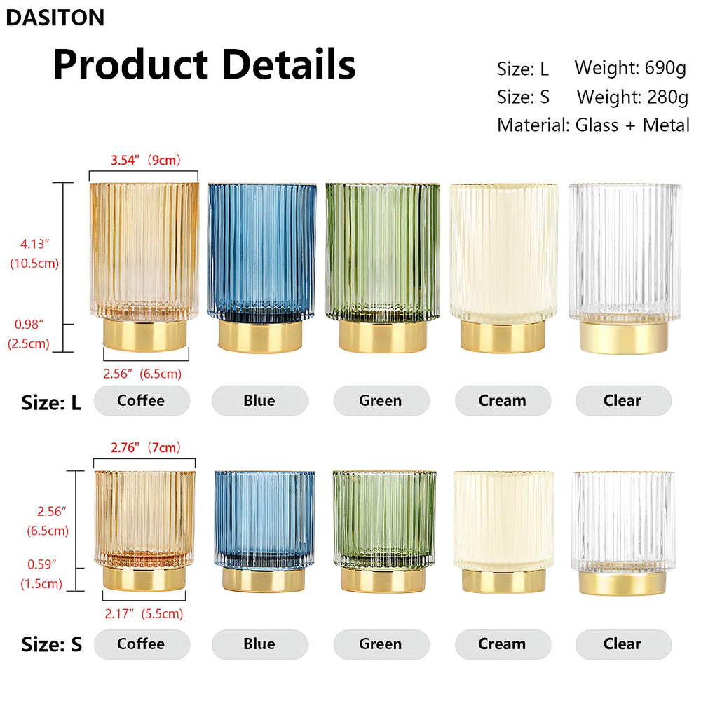 DASITON on vanity with decor illustrating stylish organization benefit
