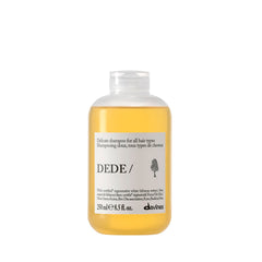 Davines DEDE front packaging showing clean label and volume benefit