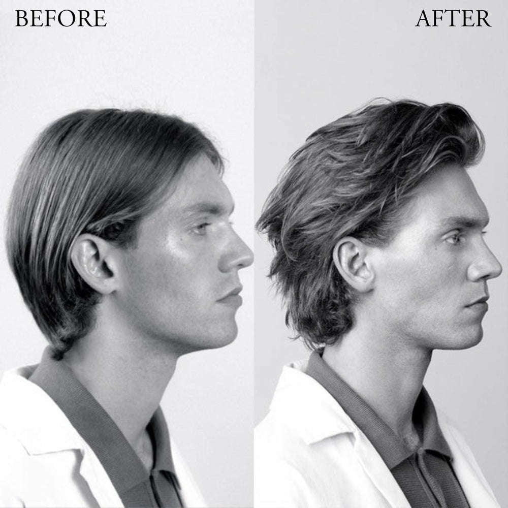 Davines fine mist spraying action creating lightweight texture and separation
