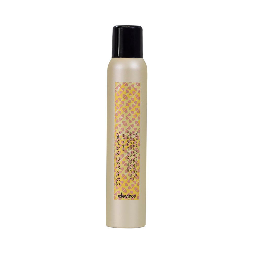 Davines front packaging showing product identity and easy spray use