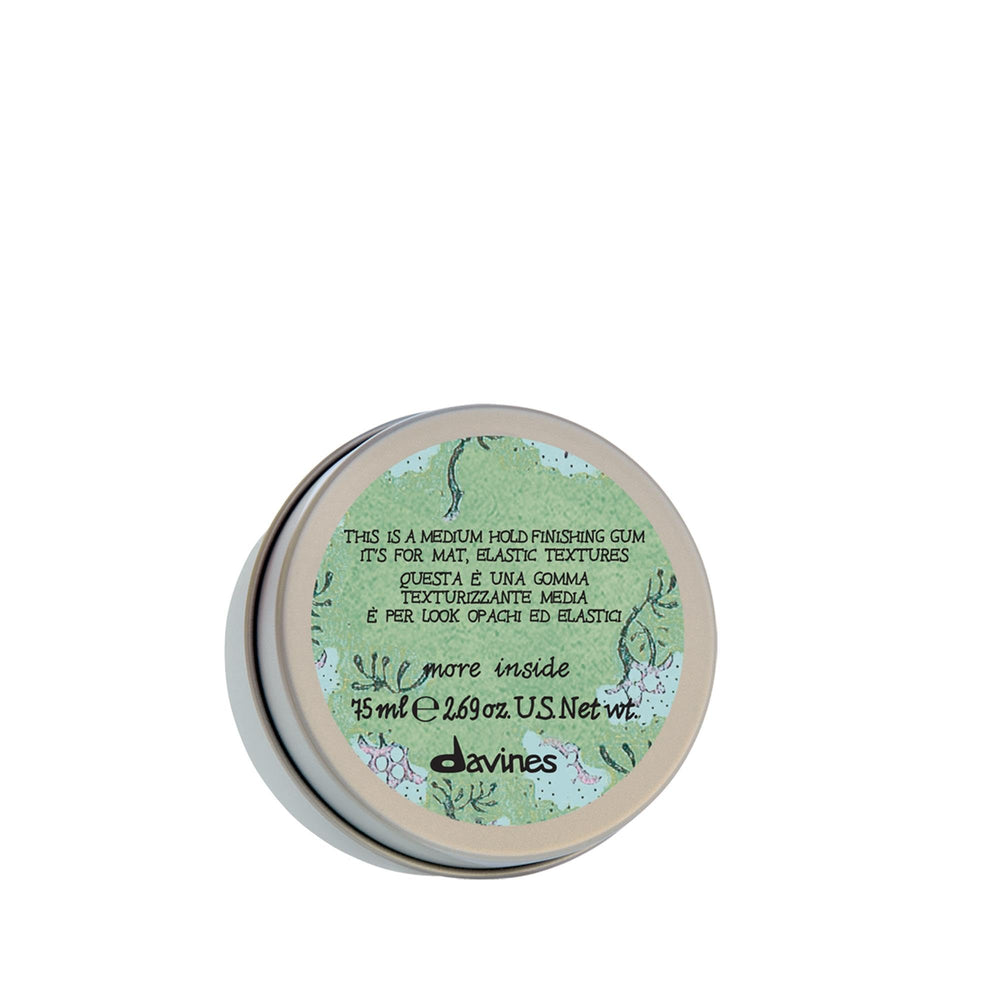 Davines finishing gum front packaging showing product clarity and professional look