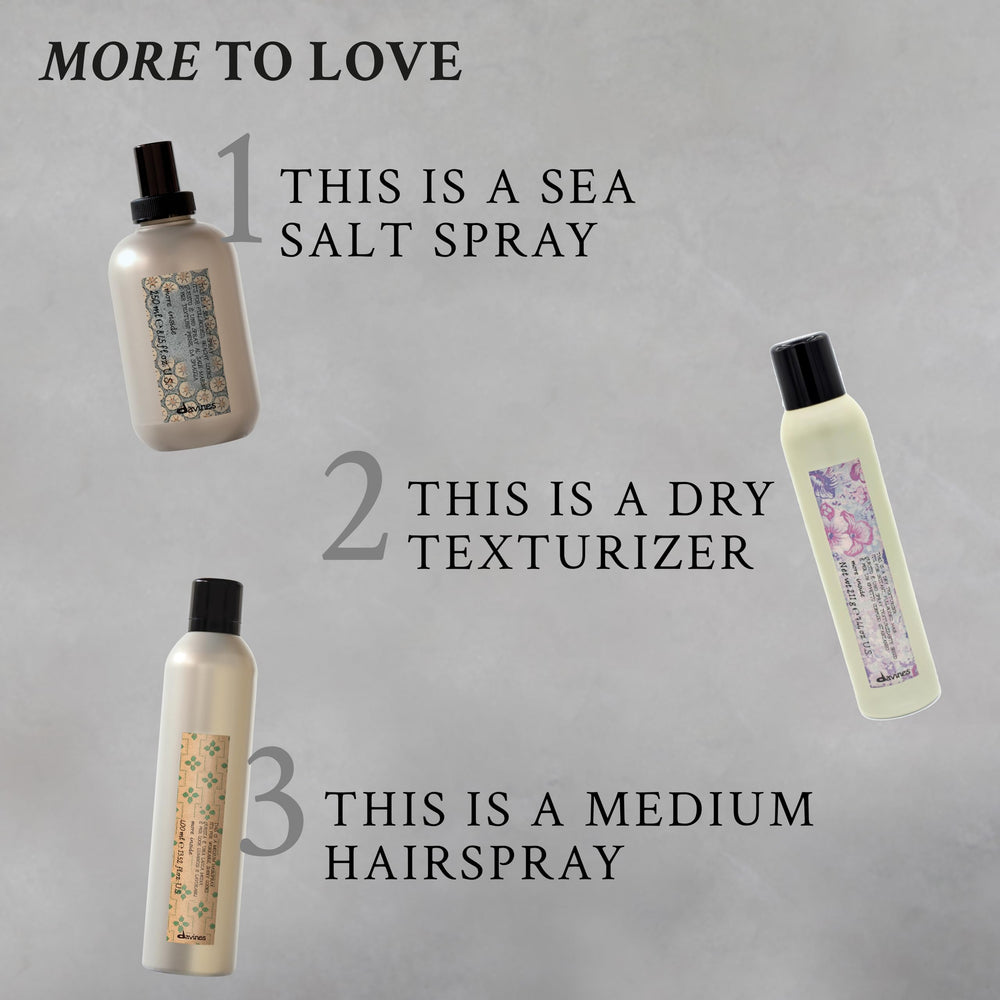 Davines gel size comparison in hand to illustrate quantity and scale
