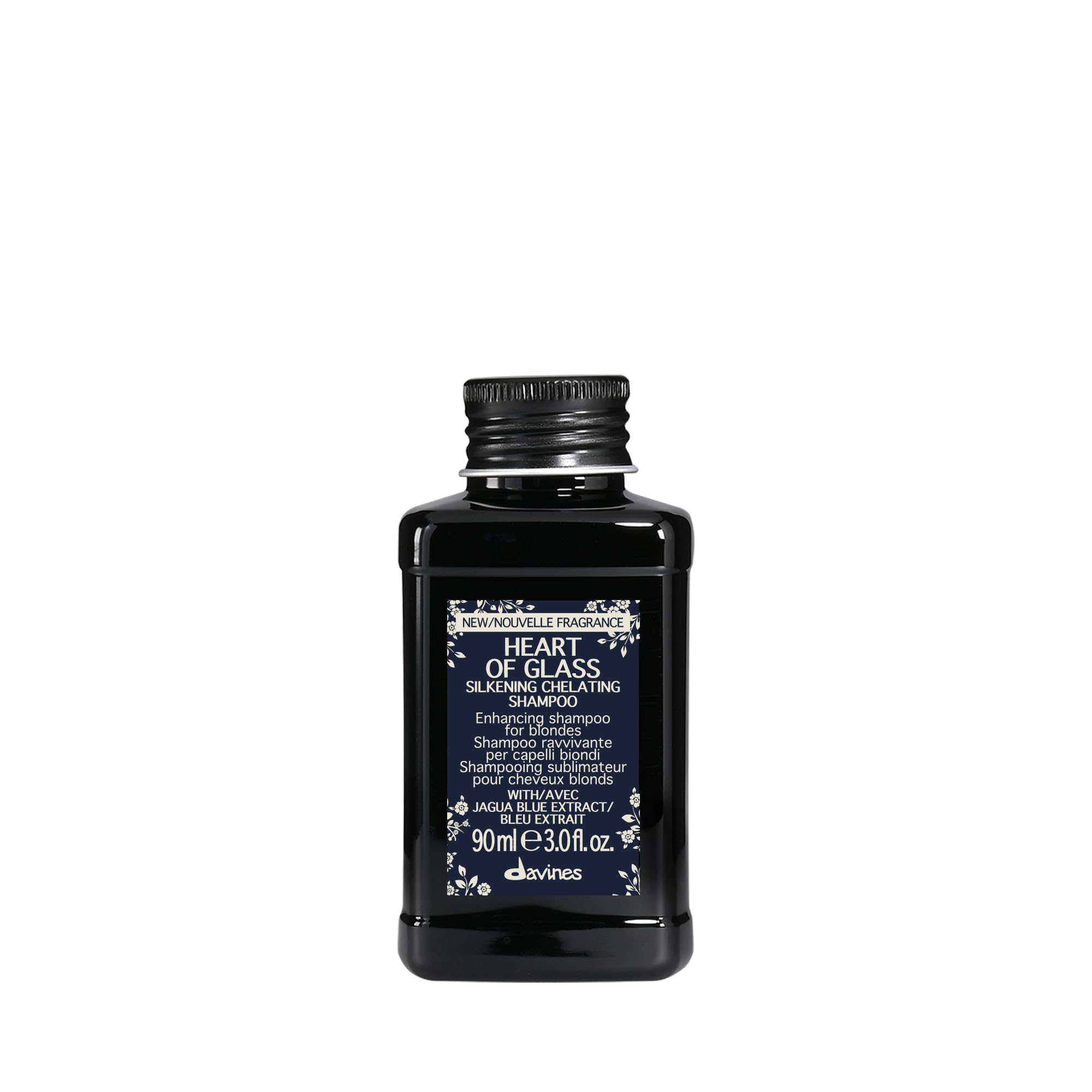 Davines travel bottle front packaging showing brand and compact convenience