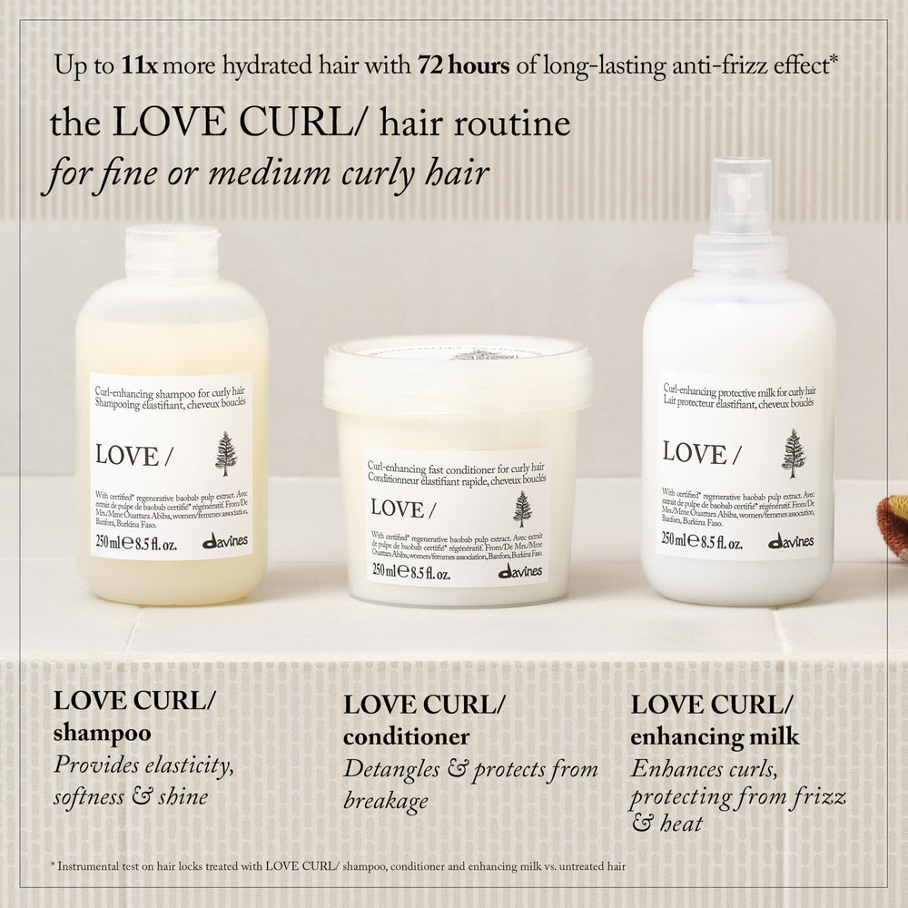 Davines ingredient baobab pulp visual linking natural extract to elasticity benefit