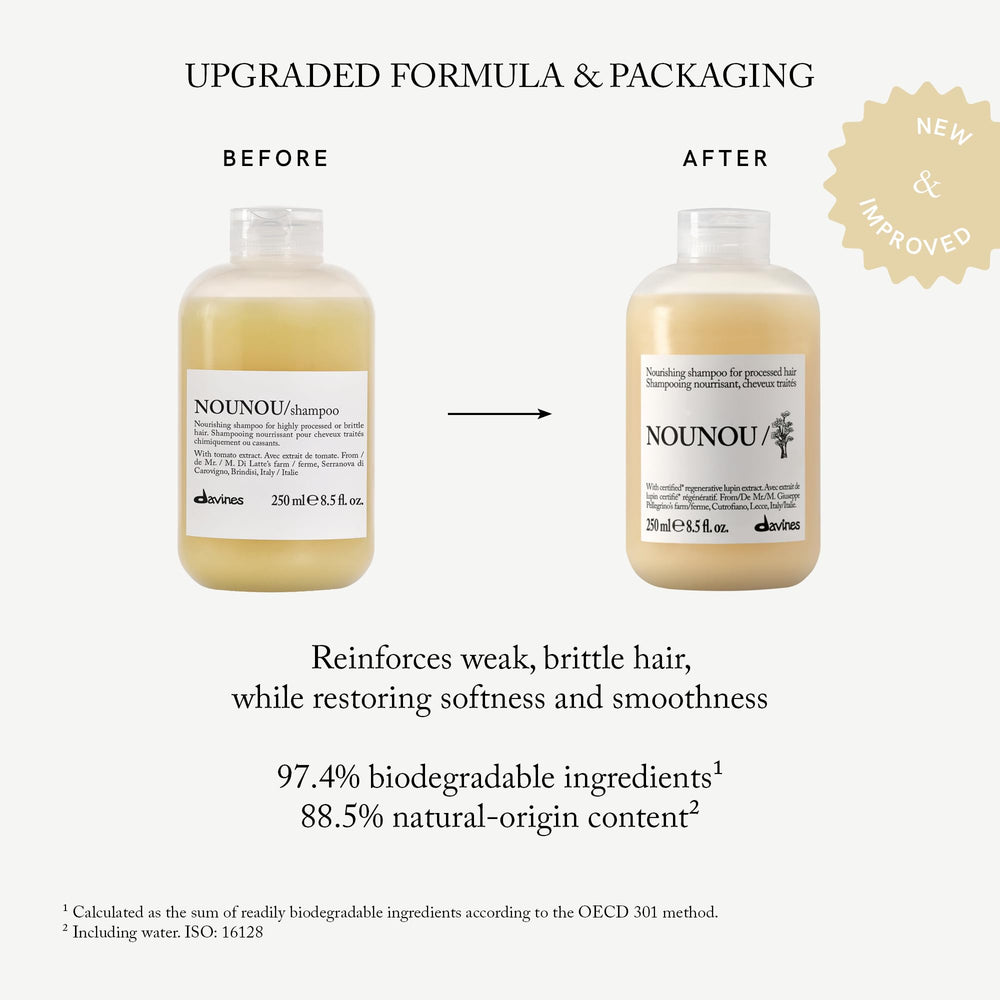 Davines lupin extract close-up highlighting natural regenerative ingredient