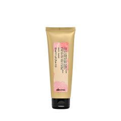 Davines jar front view showing medium-hold paste, elegant packaging benefits styling routine