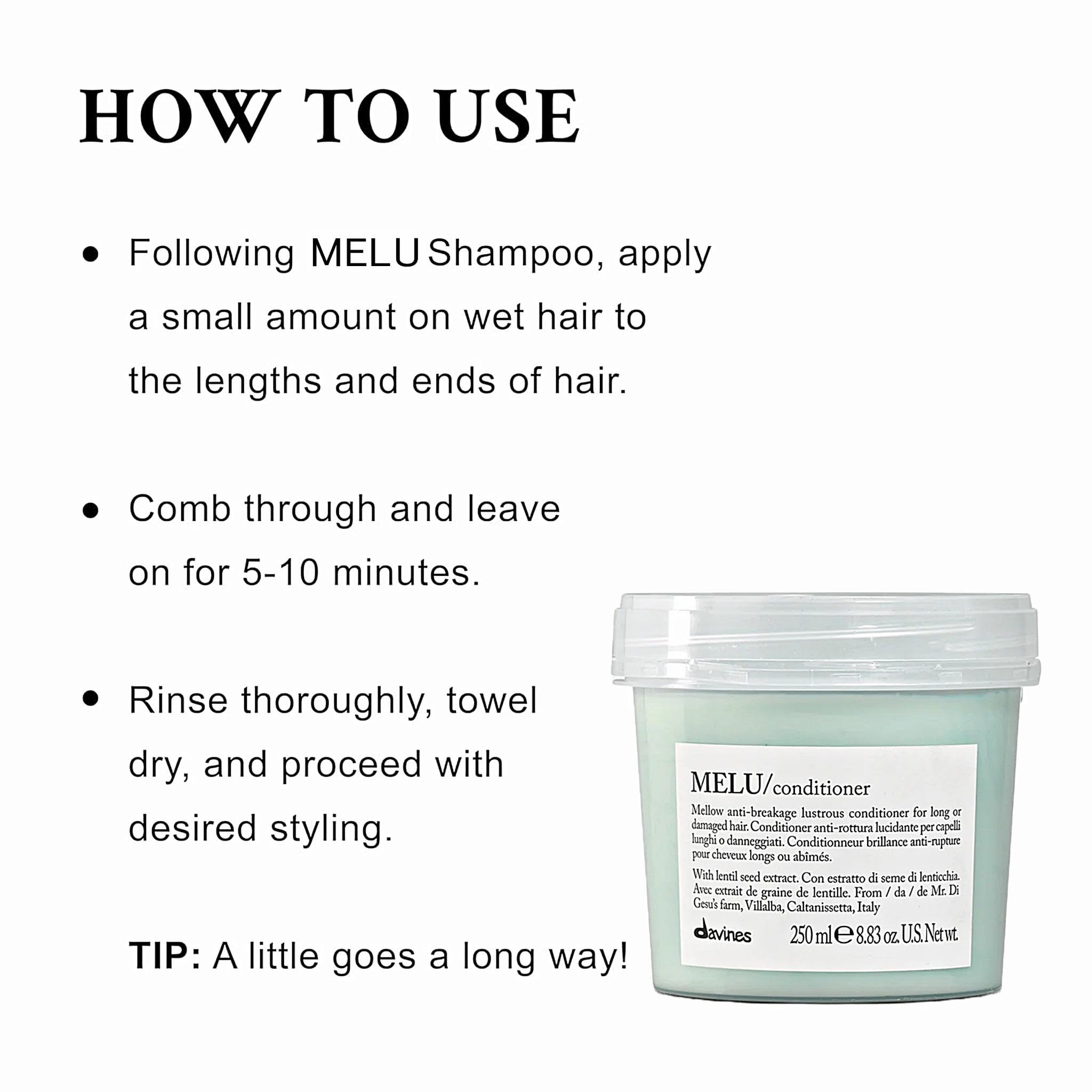 Davines lentil seed extract close-up highlighting Davines reparative benefit