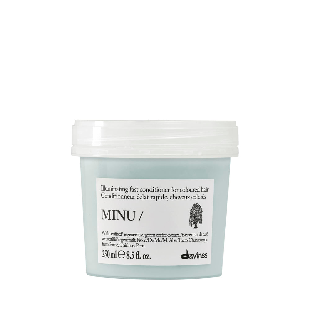 Davines bottle front view showing label and color-care benefit