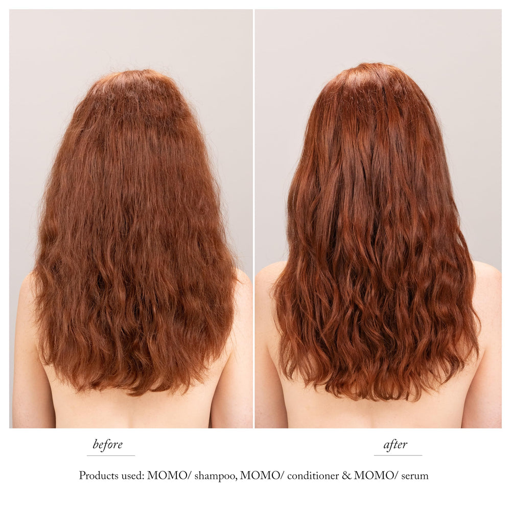 Davines MOMO texture close-up highlighting lightweight moisturizing benefit