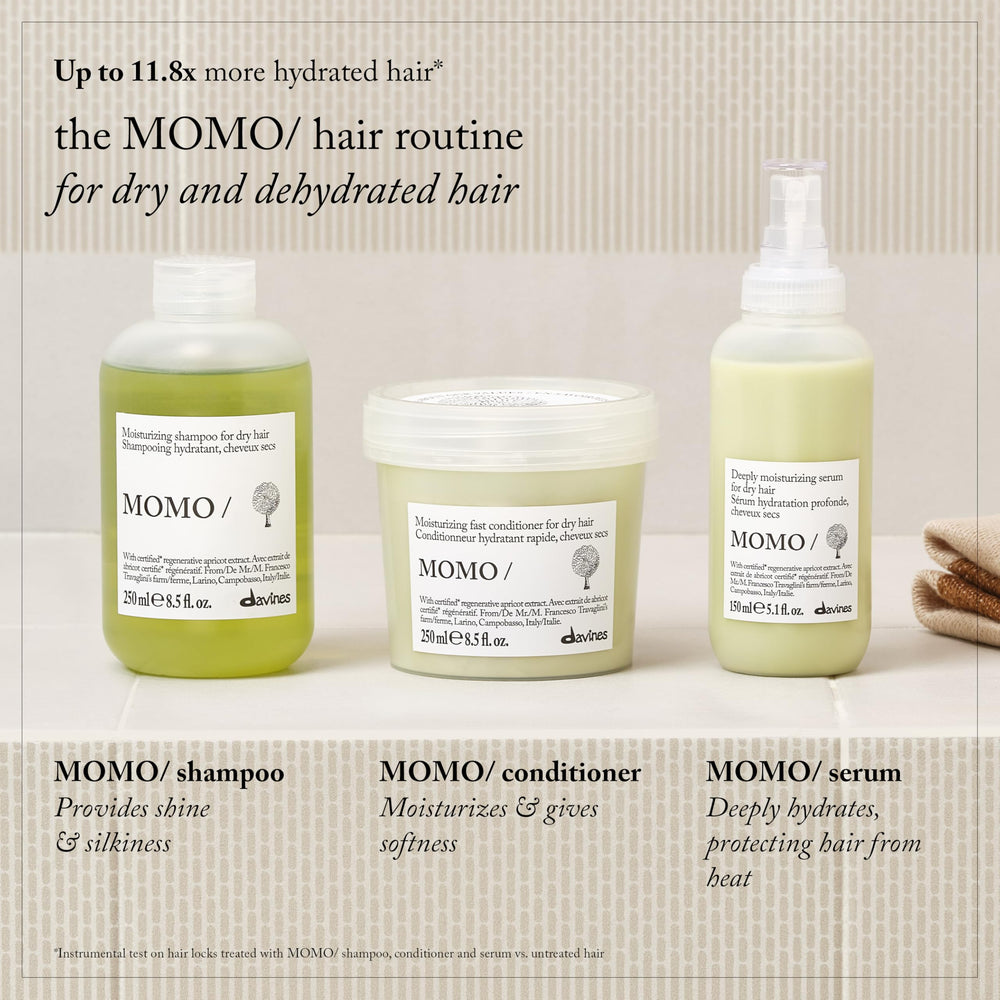 Yellow Melon ingredient visual with Davines emphasizing natural hydration benefit