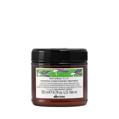 Davines bottle front view showing Naturaltech renewing conditioning benefits