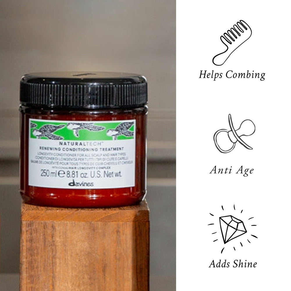 Davines creamy treatment texture demonstrating lightweight conditioning benefit