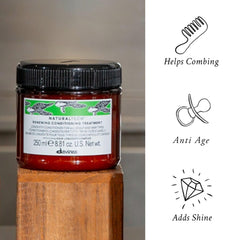 Davines creamy treatment texture demonstrating lightweight conditioning benefit