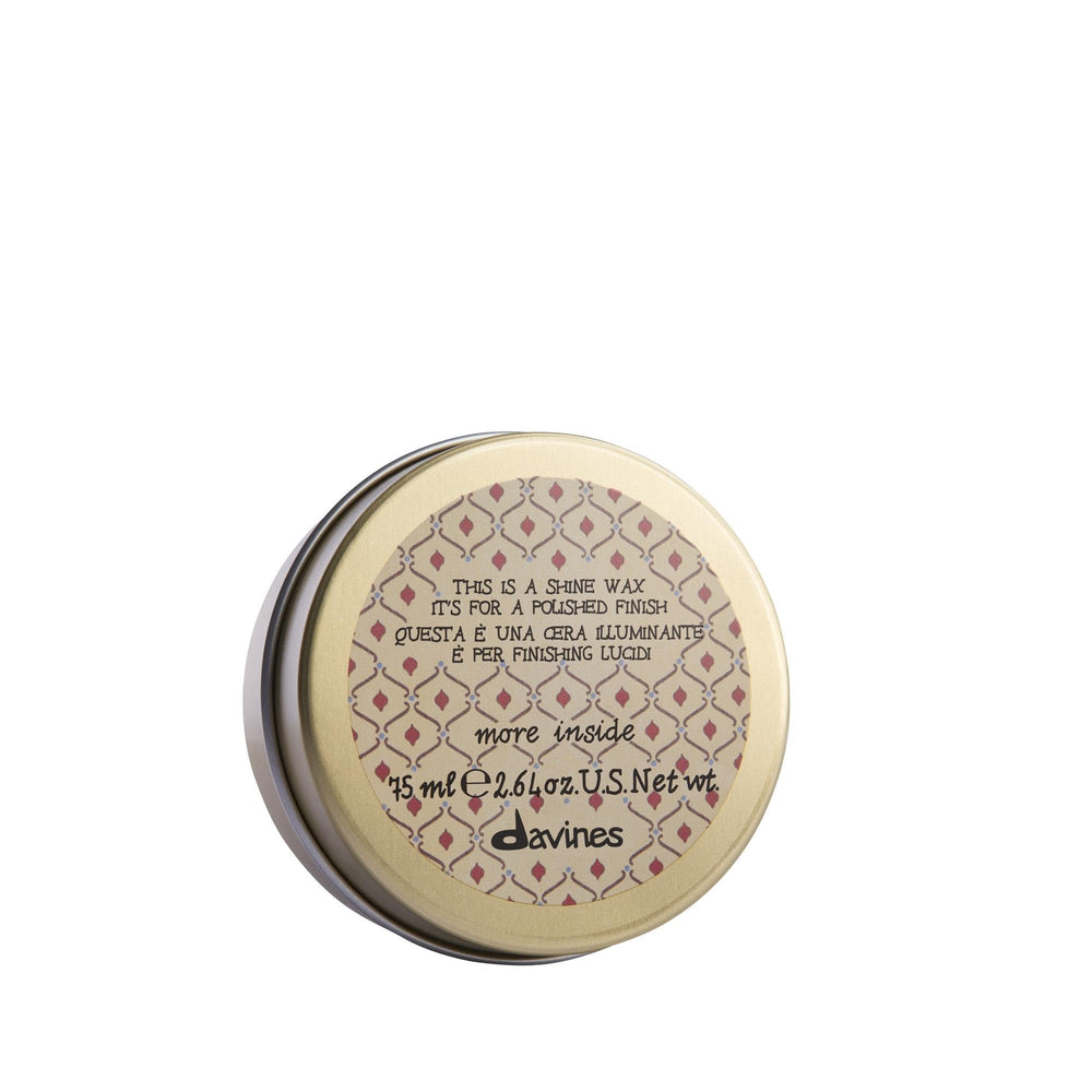 Davines front packaging showing jar and clean branding for polished styling