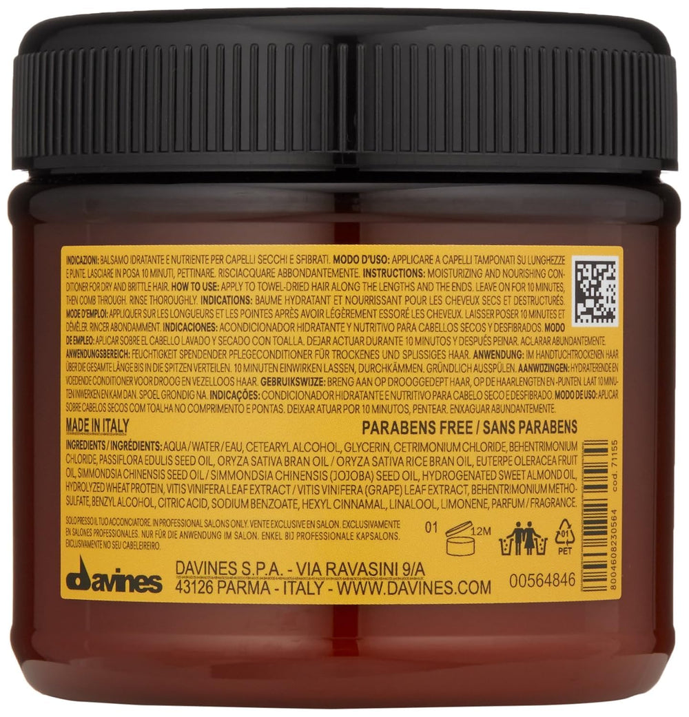 Davines bottle in bathroom setting, suggests everyday routine ease and luxury