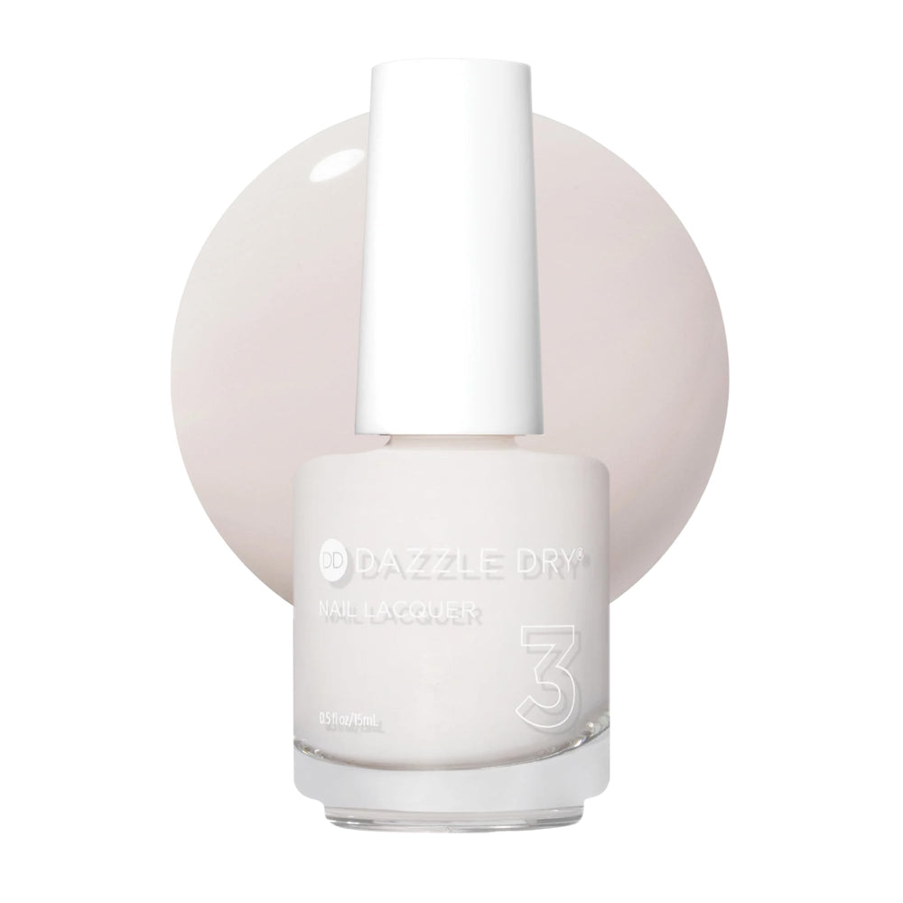Dazzle Dry front bottle showing At First Blush shade and quick-dry benefit