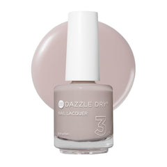 Dazzle Dry front bottle showing Chiffon Moment shade and label for elegant neutral polish