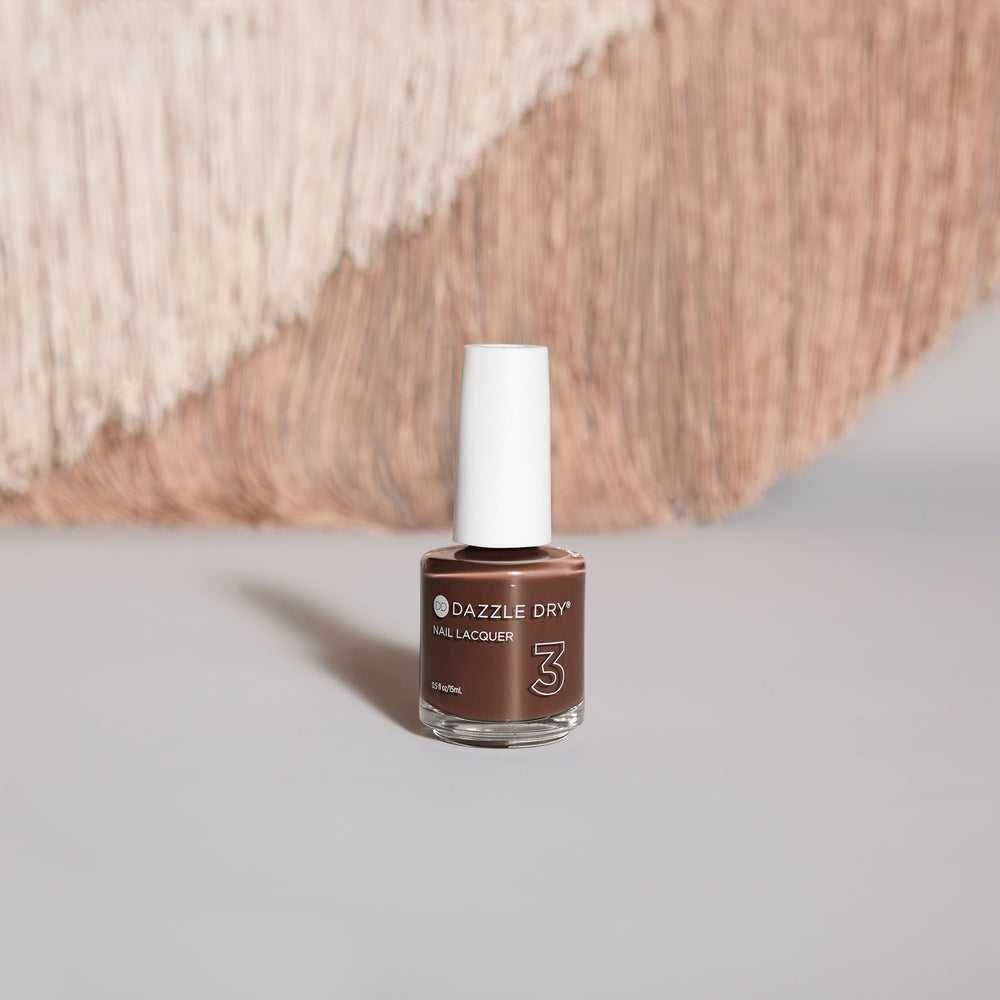 Close-up of Fringe lacquer texture showing creamy opacity and smooth finish