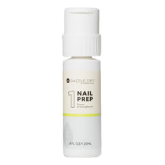 Dazzle Dry front bottle showing label and clear primer, supports longer-lasting manicures