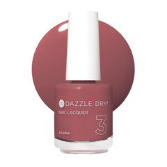 Dazzle Dry front packaging showing dusty rose lacquer and product name benefits