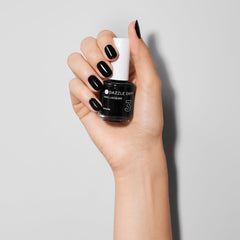 Close-up of Dazzle Dry lacquer texture showing creamy, even finish