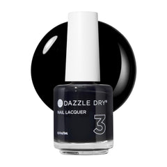 Dazzle Dry bottle front view showing rich black color and brand