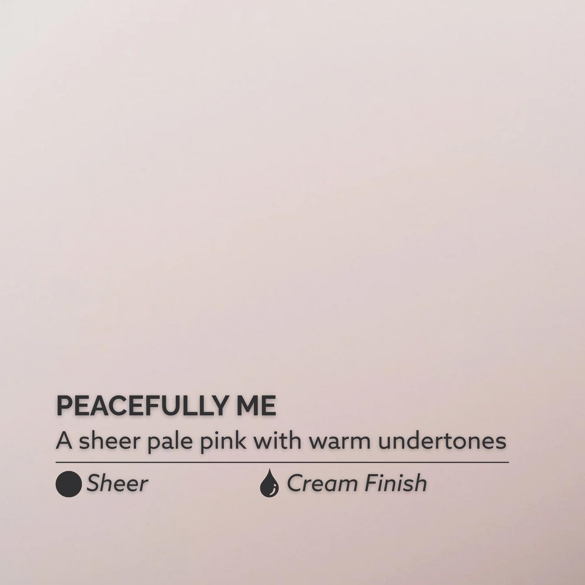 Dazzle Dry bottle close-up of Peacefully Me shade revealing smooth formula finish