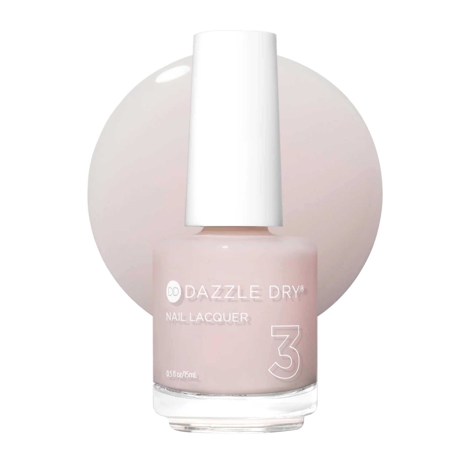 Dazzle Dry bottle front packaging showing shade and branding for easy identification