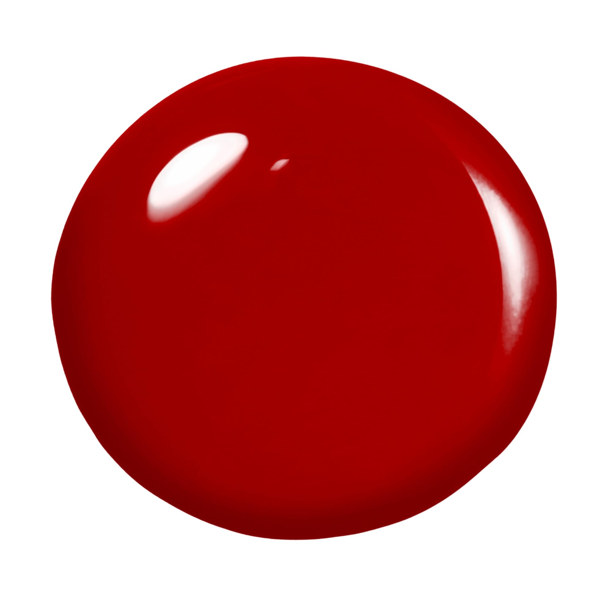 Dazzle Dry Rapid Red lacquer close-up showing smooth opaque pigment