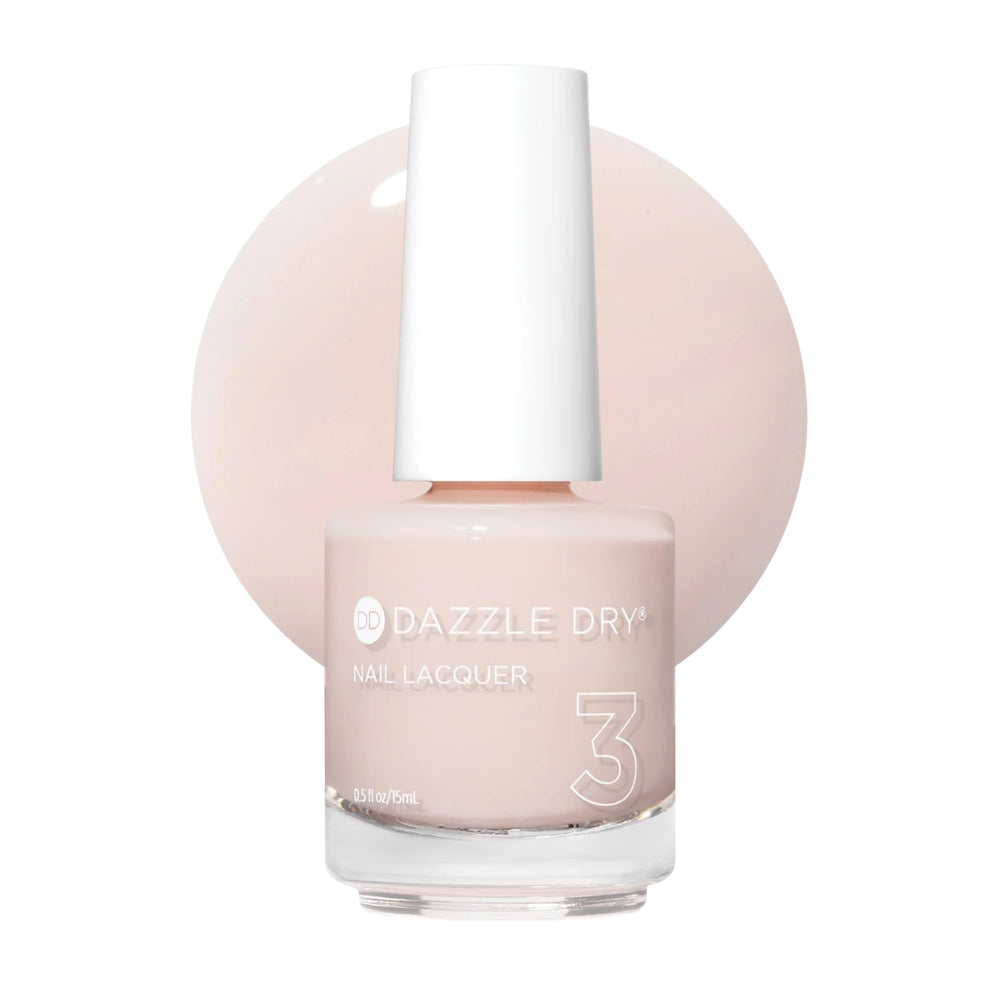 Dazzle Dry Rose Quartz front bottle showing polish and brand for easy identification