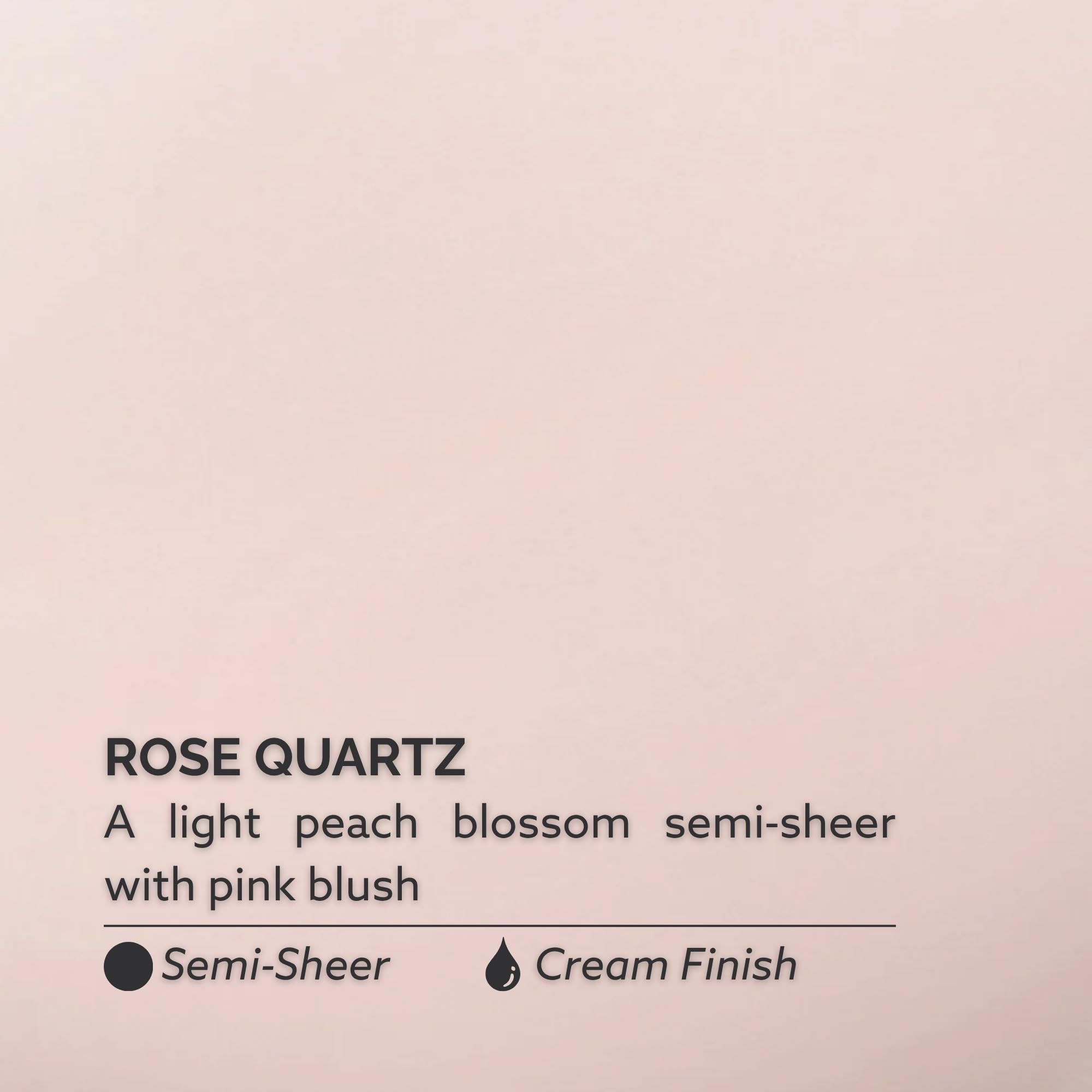 Dazzle Dry Rose Quartz swatch on nails showing soft peach-pink finish and long wear