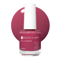 Dazzle Dry bottle front view showing color and full-coverage benefit