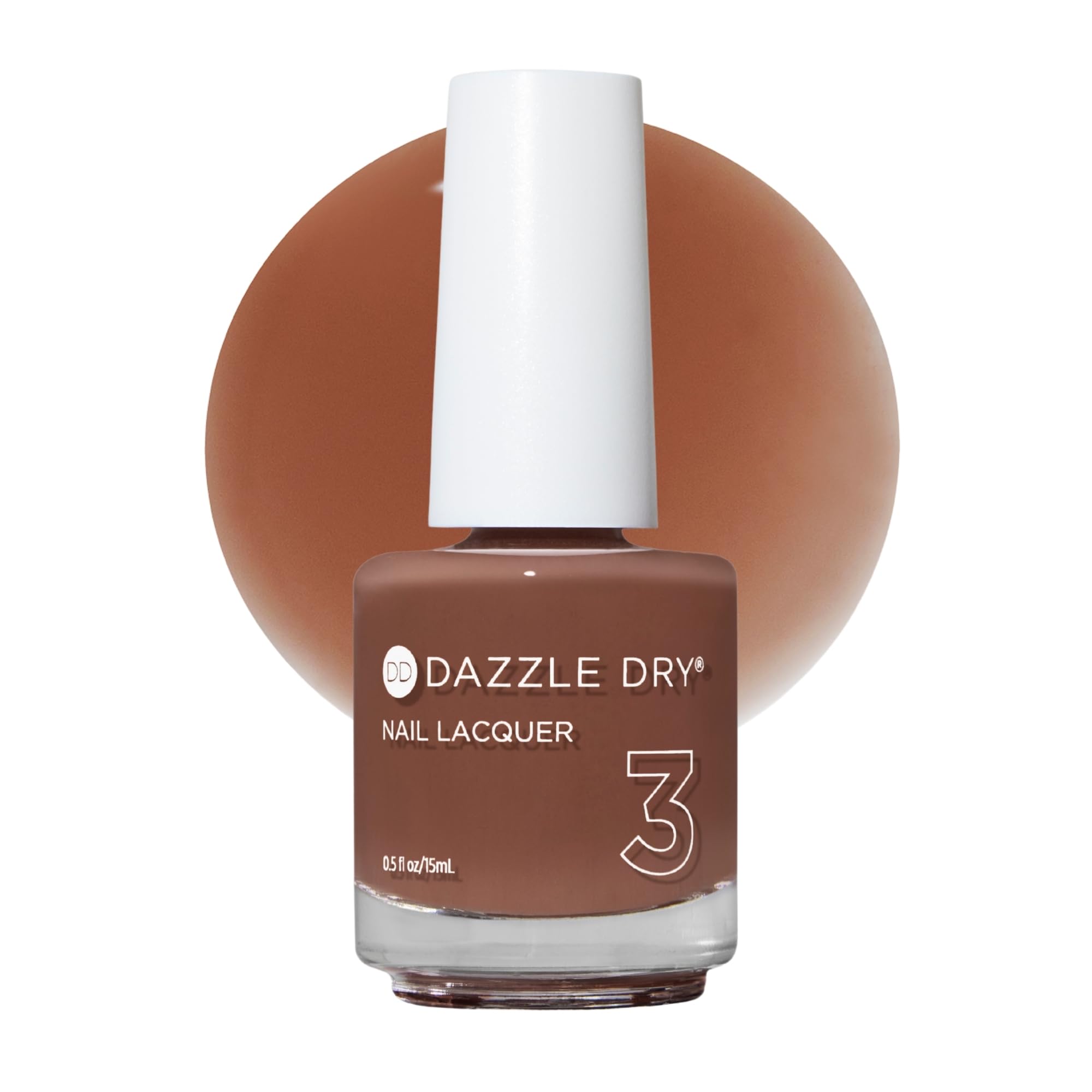 Dazzle Dry bottle front view showing shade and neat packaging benefit
