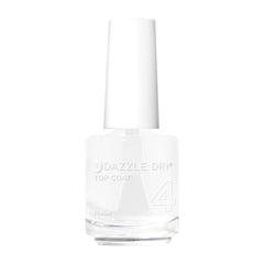 Dazzle Dry top coat bottle front showing label and glossy benefit