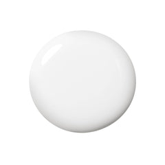 Dazzle Dry brush with white paint stroke demonstrating smooth application benefit