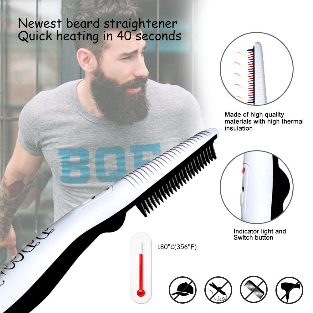 DDONG styling comb held in hand showing compact size for easy travel and handling
