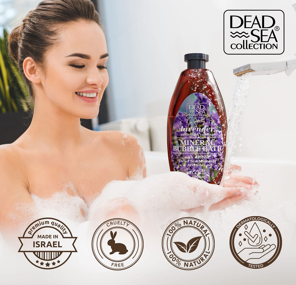 Dead Sea Collection sealed bottle cap and pour spout for freshness