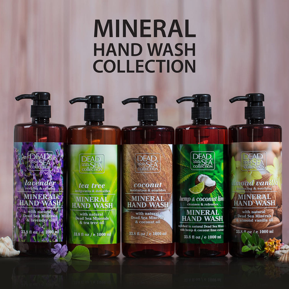 Dead Sea Collection size comparison beside a hand for scale and quantity benefit