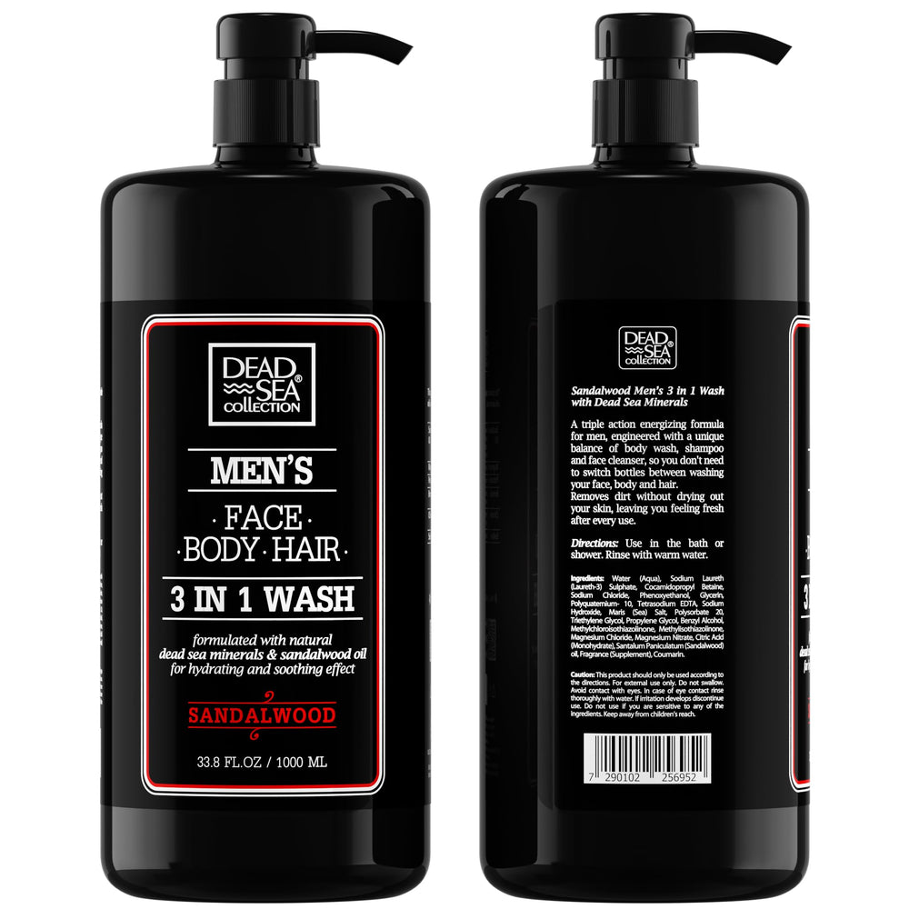 Dead Sea Collection two bottle pack stacked for long‑lasting supply