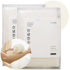 DEARCUS front packaging showing the two hanji towels and product name for easy identification
