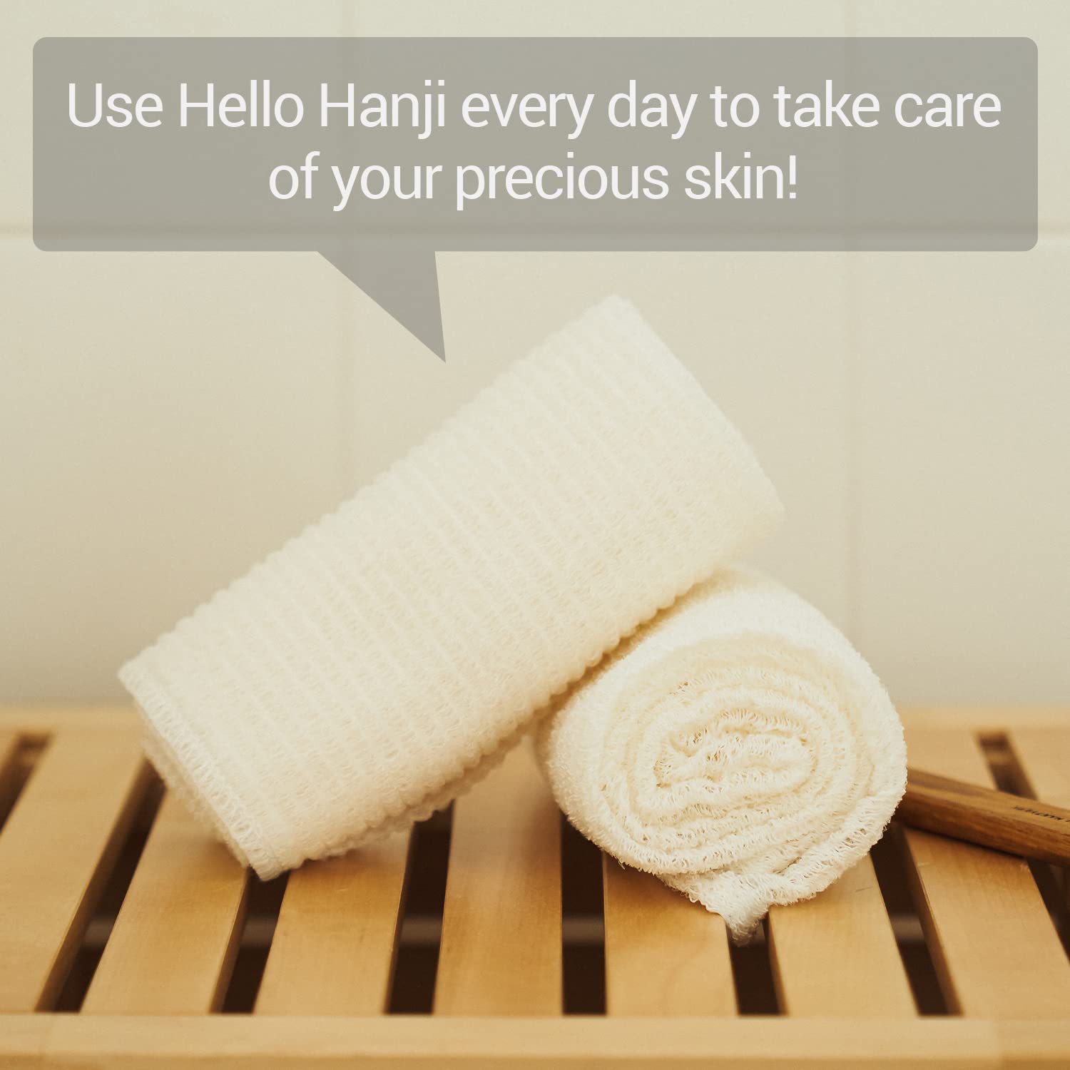 DEARCUS product label showing made in Korea origin and traditional hanji material