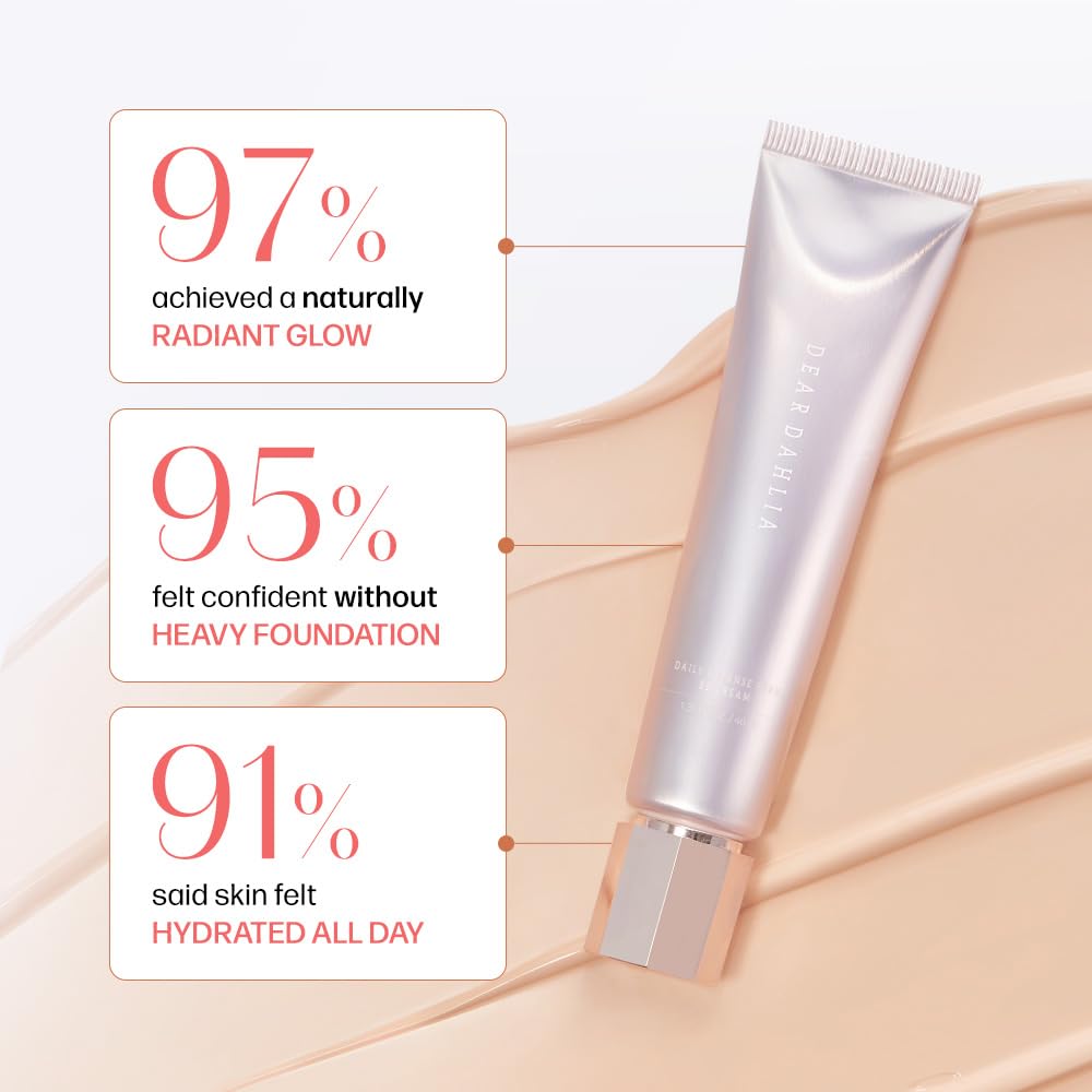 DEARDAHLIA pump dispensing BB cream emphasizing hygienic application and easy dosage benefit