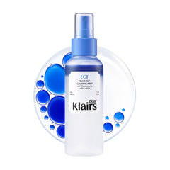 DearKlairs front bottle view showing cooling mist for quick refresh