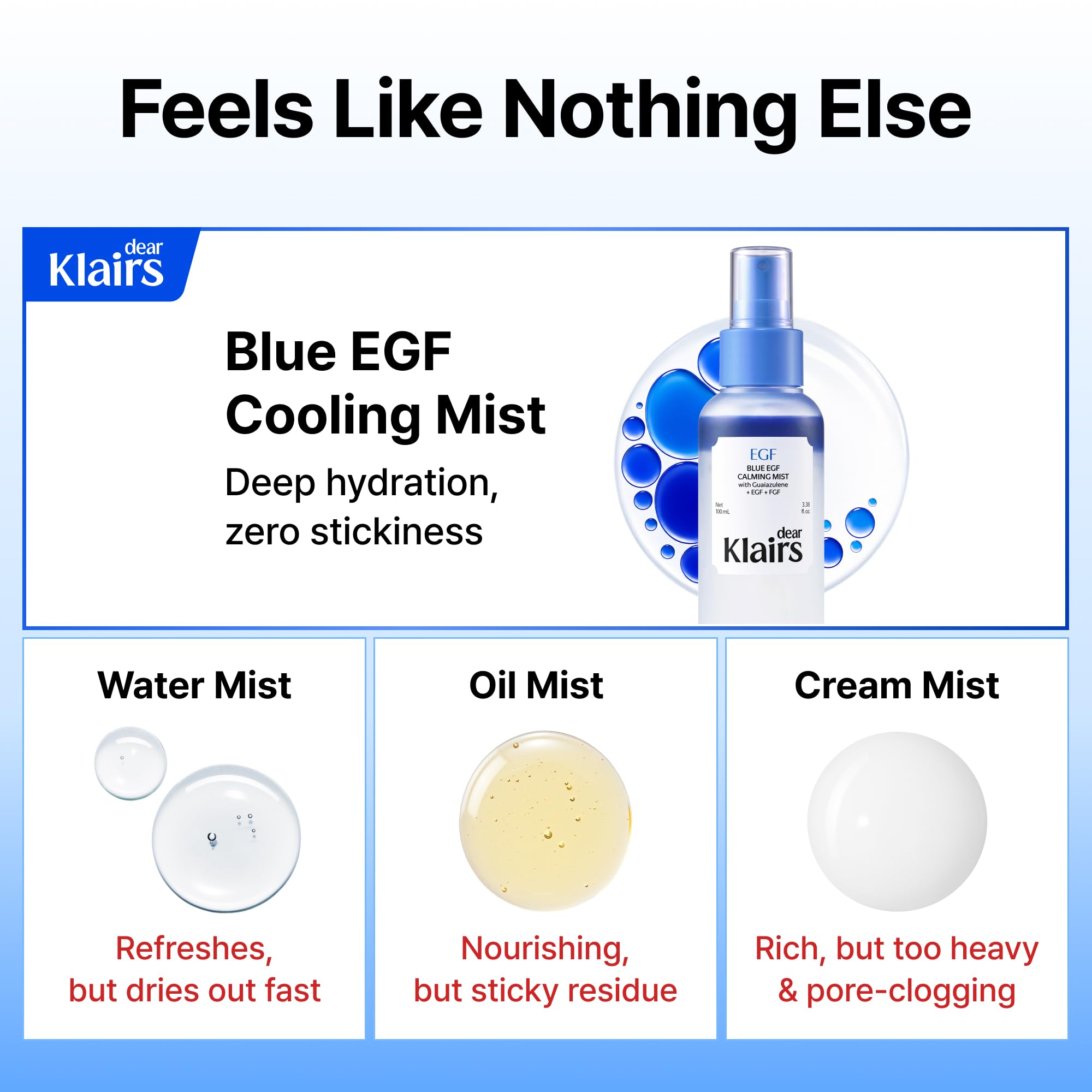 DearKlairs mist being applied over makeup preserving look and finish