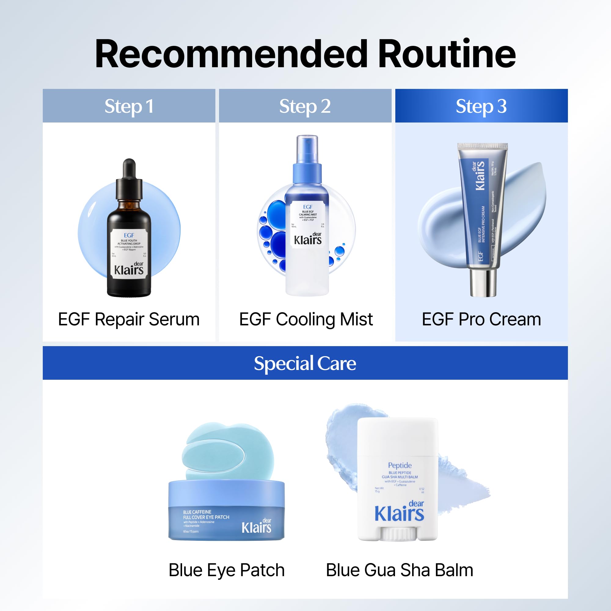 DearKlairs clinical results graphic showing improved hydration benefit
