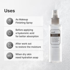 DearKlairs bottle held in hand showing travel-friendly size and everyday convenience