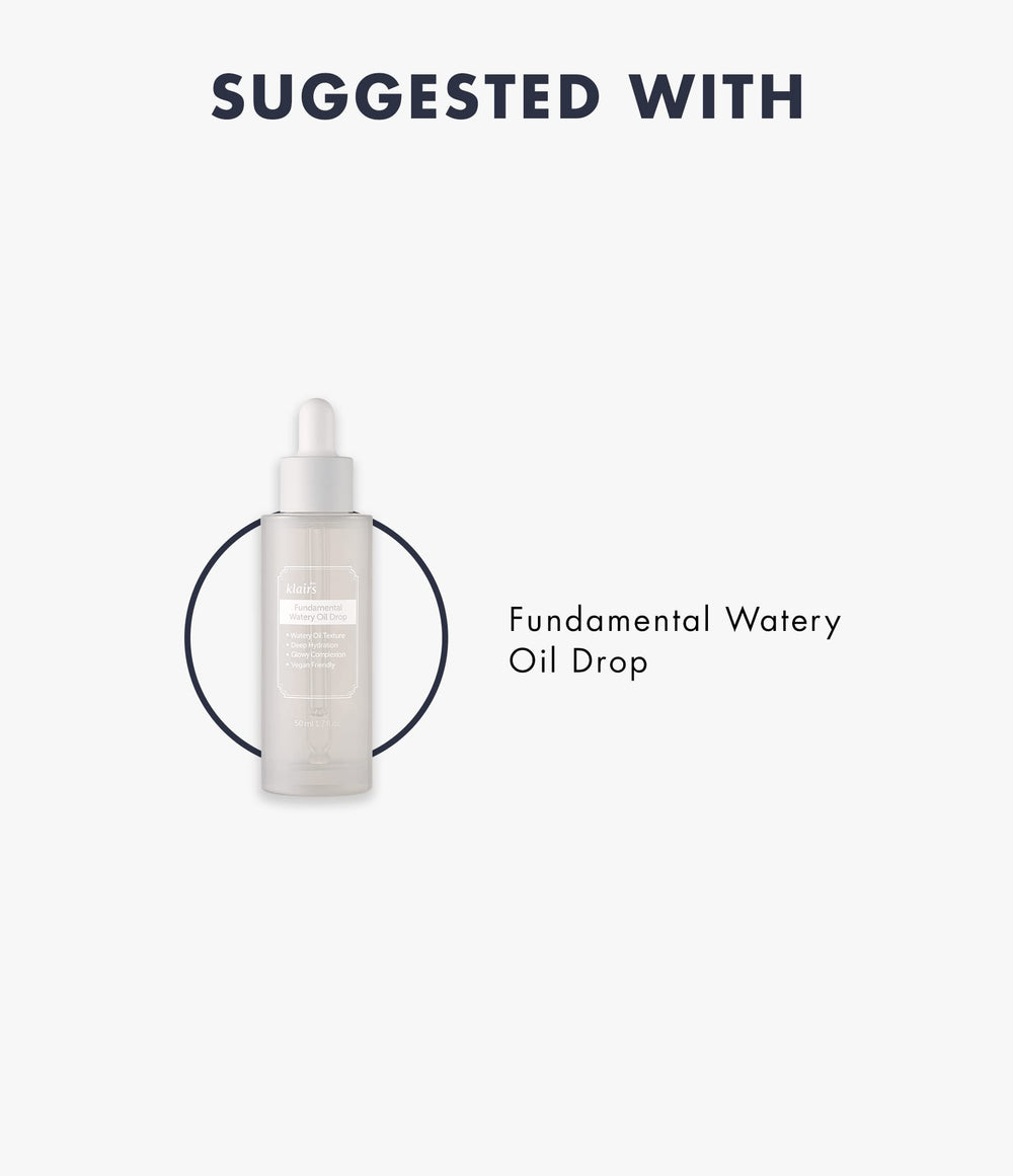 DearKlairs bottle in travel pouch conveying portability and on-the-go skin refreshment