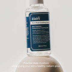 DearKlairs pump close-up highlighting easy dispensing and travel-friendly cap